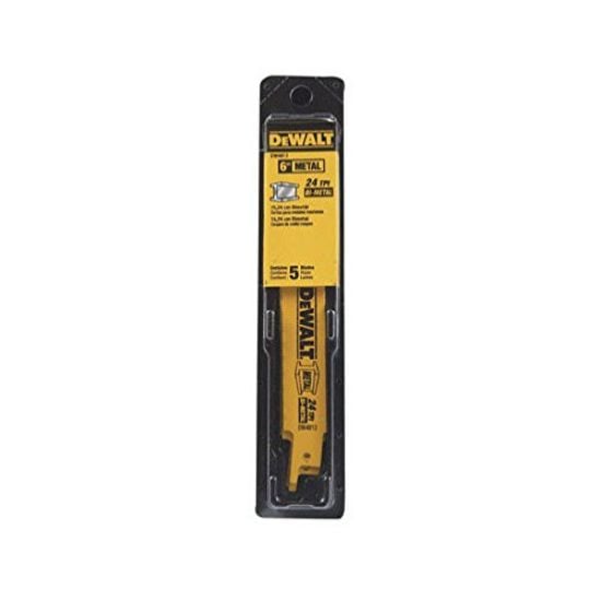 Picture of Dewalt® 6" 24Tpi Bi-Metal Metal Part# - Dw4813