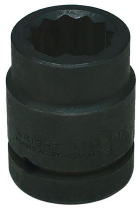 Picture of Wright Tool 1" Dr. 12 Pt. Standard Impact Sockets Part# - 8742