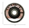 Picture of Weiler® 4-1/2" Tiger Abrasive Flap Disc 80 Grit 7/8 Part# - 50565