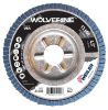 Picture of Weiler® 4-1/2" Wolverine Flap Disc 60Z  7/8" Arbor Hole Part# - 31309