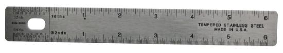 Picture of Empire® Level Ruler 6" Ss Part# - 27303