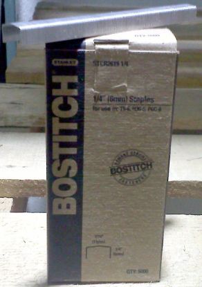 Picture of Bostitch® Staple 2619 7/16 Cn 1/4"Galvanized 5000/Box Part# - Stcr26191/4