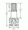 Picture of Grey Pneumatic 3/8" Dr. 7 Pc. Tamper Proof Triple Sq. Driver Se Part# - 1207St