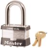 Picture of Master Lock® 4 Pin Tumbler Padlock Keyed Alike W/1-1/2"Sha Part# - 5Kalf-0303