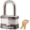 Picture of Master Lock® 4 Pin Tumbler Padlock Keyed Alike W/1-1/2"Sha Part# - 5Kalf-0303