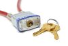 Picture of Master Lock® 3' Cable W/ Lam. Steel Padlock  Keyed Alike Part# - 719Ka