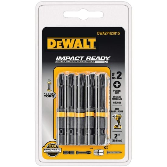 Picture of Dewalt® Dewalt 2.25In Phillips #2 Flextorq 15Pk Part# - Dwaf2Ph2Ir15