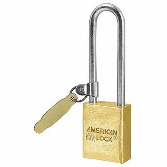 Picture of American Lock 5 Pin Tumbler Padlock Keyed Alike 3" Shackle Part# - A42Ka-58467