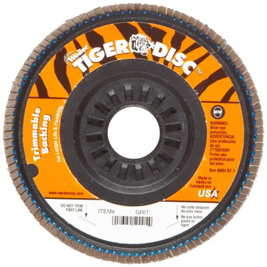 Picture of Weiler® 4-1/2" X7/8 Type 29 Style Grinding Wheel 60 Grit Part# - 50003