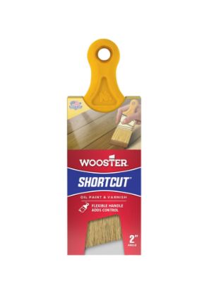 Picture of Wooster 2" Shortcut White Bristle Angle Sash Brush Part# - 0Z32150020