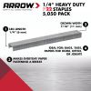 Picture of Arrow Fastener 02214 P22 Staples 1/4"5000/Box Part# - 224