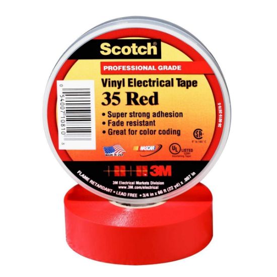 Picture of Scotch® Scotch 35 Rd 3/4 In X 66Ft Vinyl Coding Elec Tp Part# - 7000006094