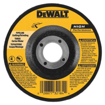 Picture of Dewalt® 5X1/8X7/8" Pipeline Cutting/Grinding Wheel Part# - Dw8484