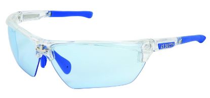 Picture of Mcr Safety Dominator Dm3 Clear Frame  Lt Blue Max6 Part# - Dm1323Pf