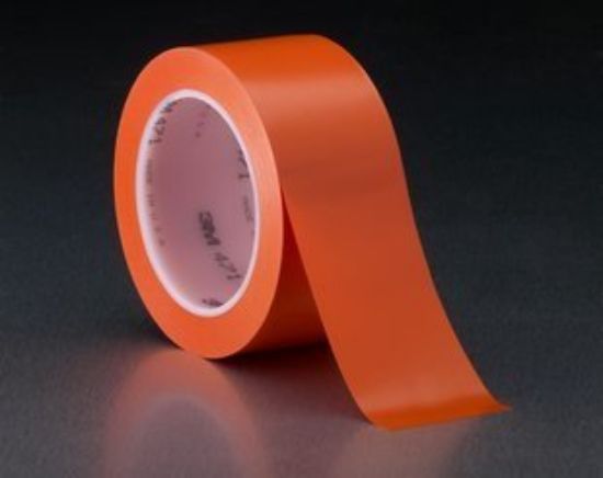 Picture of 3M™ Vinyl Tape 471 Orange 1/2 In X 36 Yd 5.2 Mil Part# - 7000123283