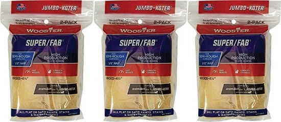 Picture of Wooster 4-1/2" Jumbo-Koter Super/Fab 1/2" 2Pk Mini Rlr Part# - 0Rr3010044