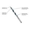 Picture of Bosch Power Tools 3/8 X 7-1/2 Daredevil Auger Bit Part# - Nkst06