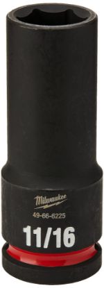 Picture of Milwaukee® Tool 1/2 Dr 11/16 Deep Impactsocket Part# - 49-66-6225