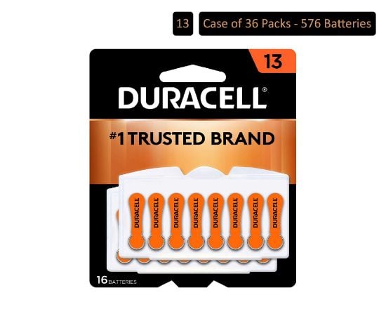 Picture of Duracell Duracell Hearing Aid Size 13 16Pk Part# - Durda13B16Zm09