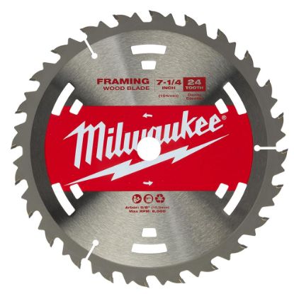 Picture of Milwaukee® Tool 7-1/4" 24T Bas Framer Part# - 48-41-0710