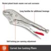 Picture of Crescent® Plier  5"  Locking  Curved Jaw Part# - C5Cvn-08