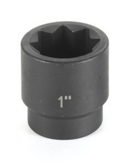 Picture of Grey Pneumatic 1" Drive X 1-1/8" Standard - 8 Point Part# - 4536S