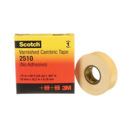 Picture of Scotch® 15249 2510 3/4X60 Varnished Cambric Tape Part# - 7000031578