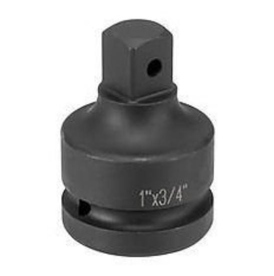 Picture of Grey Pneumatic 1" Female X 3/4" Male Adapter W/ Friction Ball Part# - 4008Ab