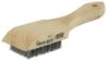 Picture of Weiler® Small Hand Wire Scratchbrush .008 Crimped Alum Part# - 95151