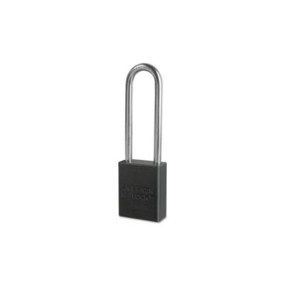 Picture of American Lock Aluminum Padlock - Black3" Shackle Part# - A1107Blk