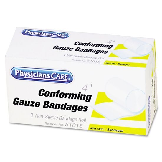 Picture of First Aid Only® 4X4Yd Conforming Gauze Non-Sterile  1/Box Part# - 51018-003