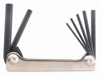 Picture of Bondhus® Set 7 Hex Metal Handle Fold-Up Tools 1.5-6Mm Part# - 14592