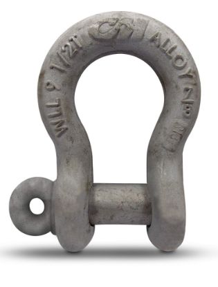 Picture of Cm Columbus Mckinnon 1/2" Alloy Steel Screwpin Anchor Shackle Gal Part# - M650A-G