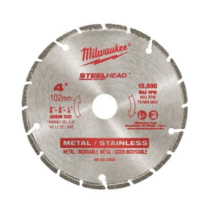 Picture of Milwaukee® Tool 4" Steel Cutting Segmented Part# - 49-93-7800