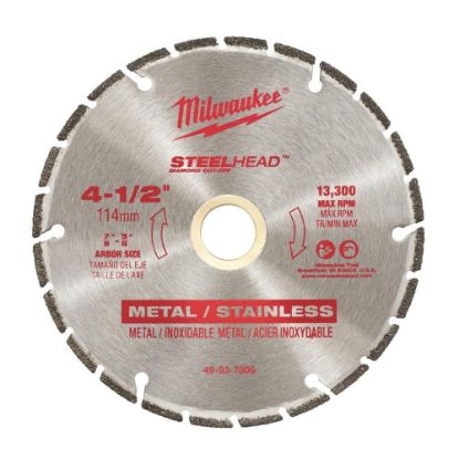 Picture of Milwaukee® Tool 4-1/2" Steel Cutting Segmented Part# - 49-93-7805