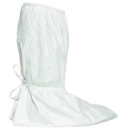 Picture of Dupont Tyvek Isoclean Boot Cvr18" High  White  Lg Part# - D14247111