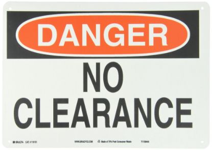 Picture of Brady® B563 10X14 Danger Sign No Overcoat Part# - 116151