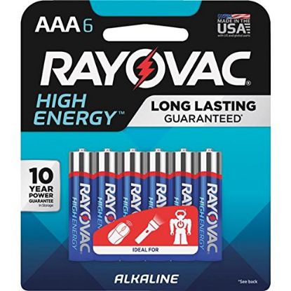 Picture of Rayovac® Rov 824-6T.01 H/E Aaa 6Pk Emod Usa Part# - 824-6T