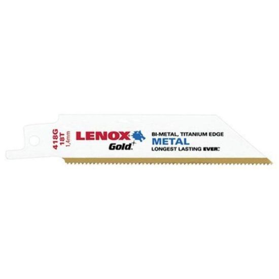 Picture of Lenox® B418Gr 4" X 3/4" X .03518Tpi Recip. Saw Blade Part# - 21082B418Gr