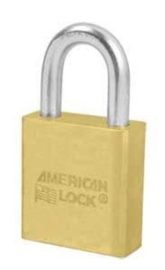 Picture of American Lock 5 Pin Tumbler Padlockkeyed Diffe Part# - A20