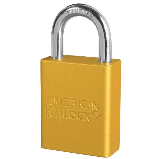 Picture of American Lock Gold Safety Lock-Out Color Coded Secur Part# - A1105Ylw