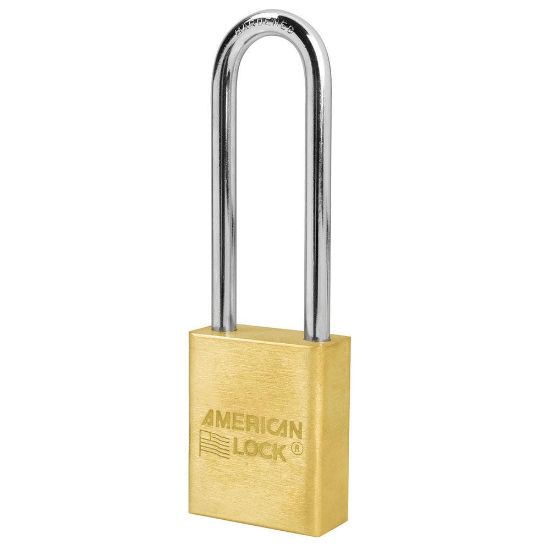 Picture of American Lock 5-Pin Tumbler Padlock Keyed Different 3" Shackle Part# - A5532