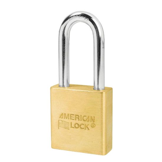 Picture of American Lock 5 Pin Solid Brass Body Padlock Weatherbuil Part# - A5561