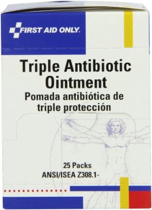 Picture of First Aid Only® Triple Antibiotic Ointment Packets Bx/25 Part# - G460