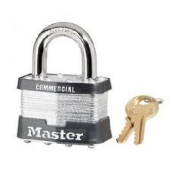 Picture of Master Lock® 4 Pin Tumbler Laminatedpadlock Key Part# - 5Ka-A383