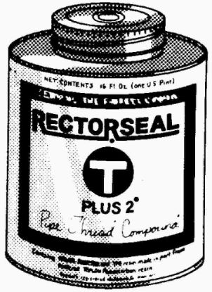 Picture of Rectorseal T Plus 2 1/4Pt Btc Rectorseal Pipe Thread Part# - 23631