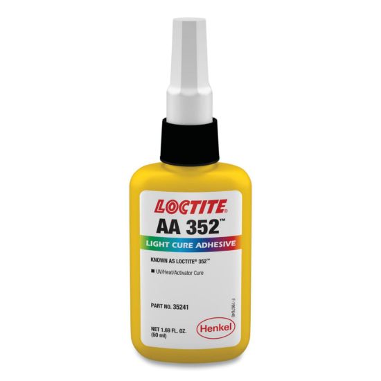 Picture of Loctite® 352 Uv Light Cure Adhesive 50 Mil Part# - 135412