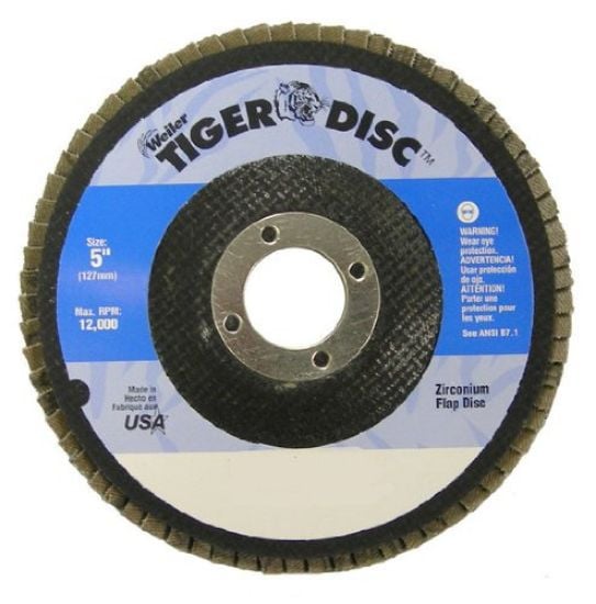 Picture of Weiler® Tiger Disc 5" 60Grit 7/8Arb Part# - 50714