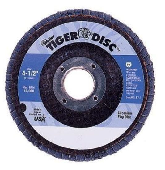 Picture of Weiler® 5" Tiger Disc Abrasive Flap Disc Part# - 50715