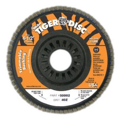 Picture of Weiler® 5" X 7/8 Type 29 Style Grinding Wheel 40 Grit Part# - 50010